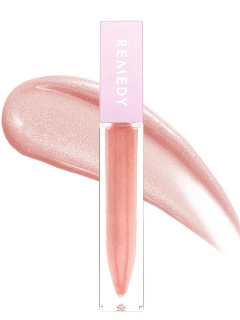 Remedy By Ari Conceited Super Pink Lip Gloss — High-Shine Hydrating Lip Color